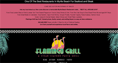Desktop Screenshot of flamingogrill.com